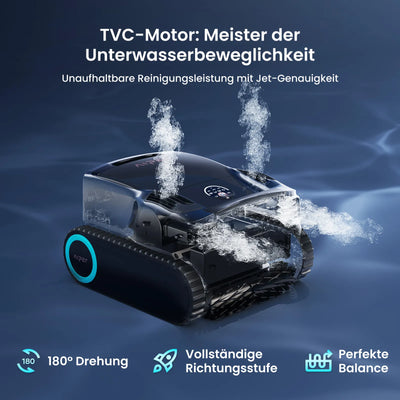 Aiper Scuba X1 Pro Max Cordless Robotic Pool Cleaner with Battery, 360° Mapping FlexiPath 2.0