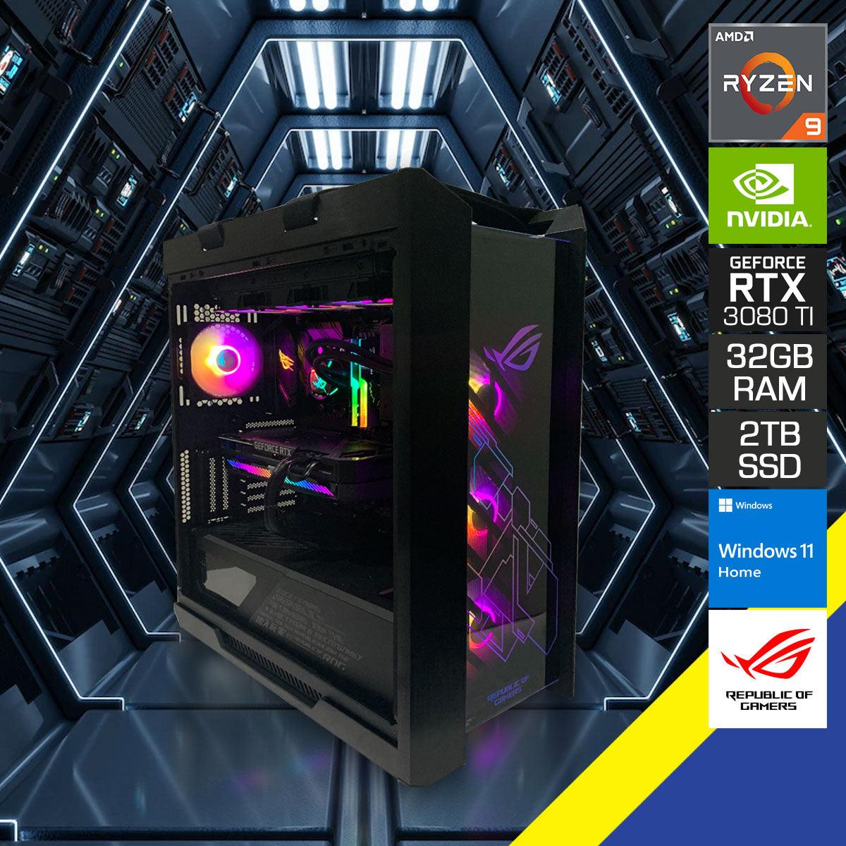 ULTRA GX601 GAMING PC | Ryzen™ 9 5900X | 32 GB RAM | 2TB SSD | RTX™ 3080 Ti | Windows 11 Home