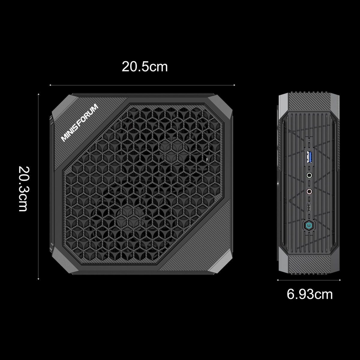Minisforum Neptune Series HX99G Ryzen 9 6900HX 32GB RAM 1TB SSD AMD Radeon RX 6600M Mini Gaming PC