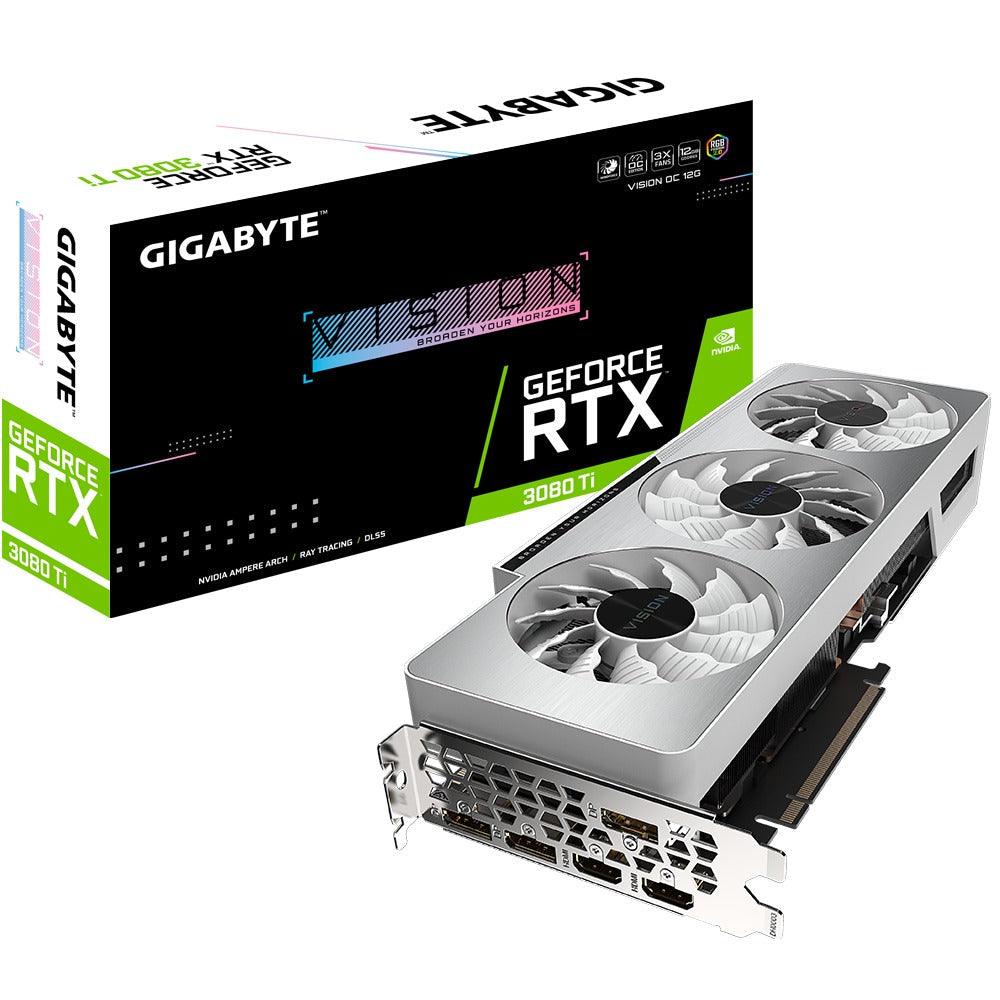 Gigabyte RTX 3080TI Vision OC 12G + Gigabyte Backpack + Aorus H1 + Aorus M2