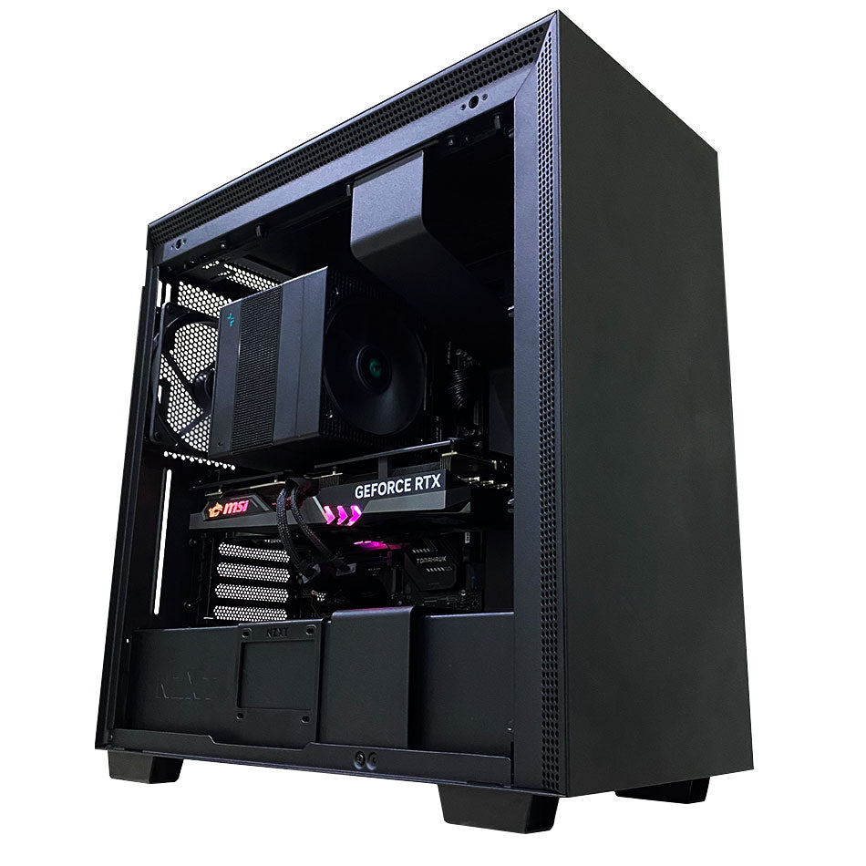 Optima H710 Stealth Build Gaming PC | Ryzen 7 7800X3D | 32 GB RAM | 1 TB SSD | RTX 4070 | Windows 11 Home