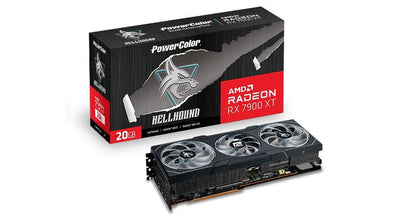 Powercolor Hellhound Radeon RX 7900 XT 20GB GDDR6 Graphics Card (RX7900XT 20G-L/OC)