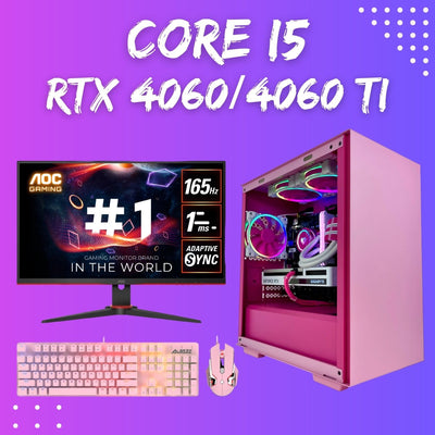 Gaming PC Bundle | Intel Core i5 | RTX 4060/Ti | Cloud 9 Pixel