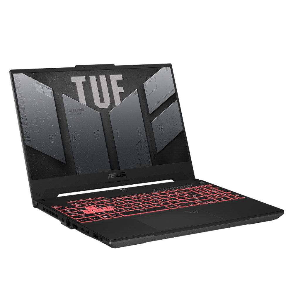 Asus TUF Gaming A15 FA507NU-LP066W Gaming Laptop (Mecha Gray) | 15.6” FHD | Ryzen 7 7735HS | 8GB DDR5 | 512GB SSD | RTX 4050 | Windows 11 Home | TUF Gaming Backpack