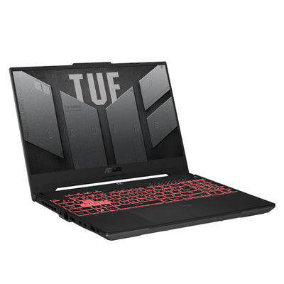 Asus TUF Gaming A15 FA507NU-LP066W Gaming Laptop (Mecha Gray) | 15.6” FHD | Ryzen 7 7735HS | 8GB DDR5 | 512GB SSD | RTX 4050 | Windows 11 Home | TUF Gaming Backpack