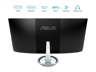 Asus Designo MX38VC 37.5" UWQHD IPS 75HZ USB-C Eye Care Adaptive-SYNC Curved Gaming LCD Monitor With QI Charging