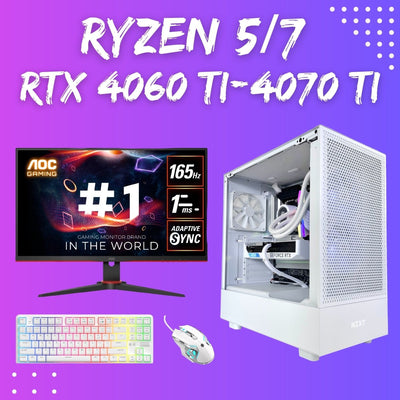 Gaming PC Bundle | Ryzen 5/7 7700X | RTX 4060/4070 Ti | 32GB DDR5 | H5 Flow