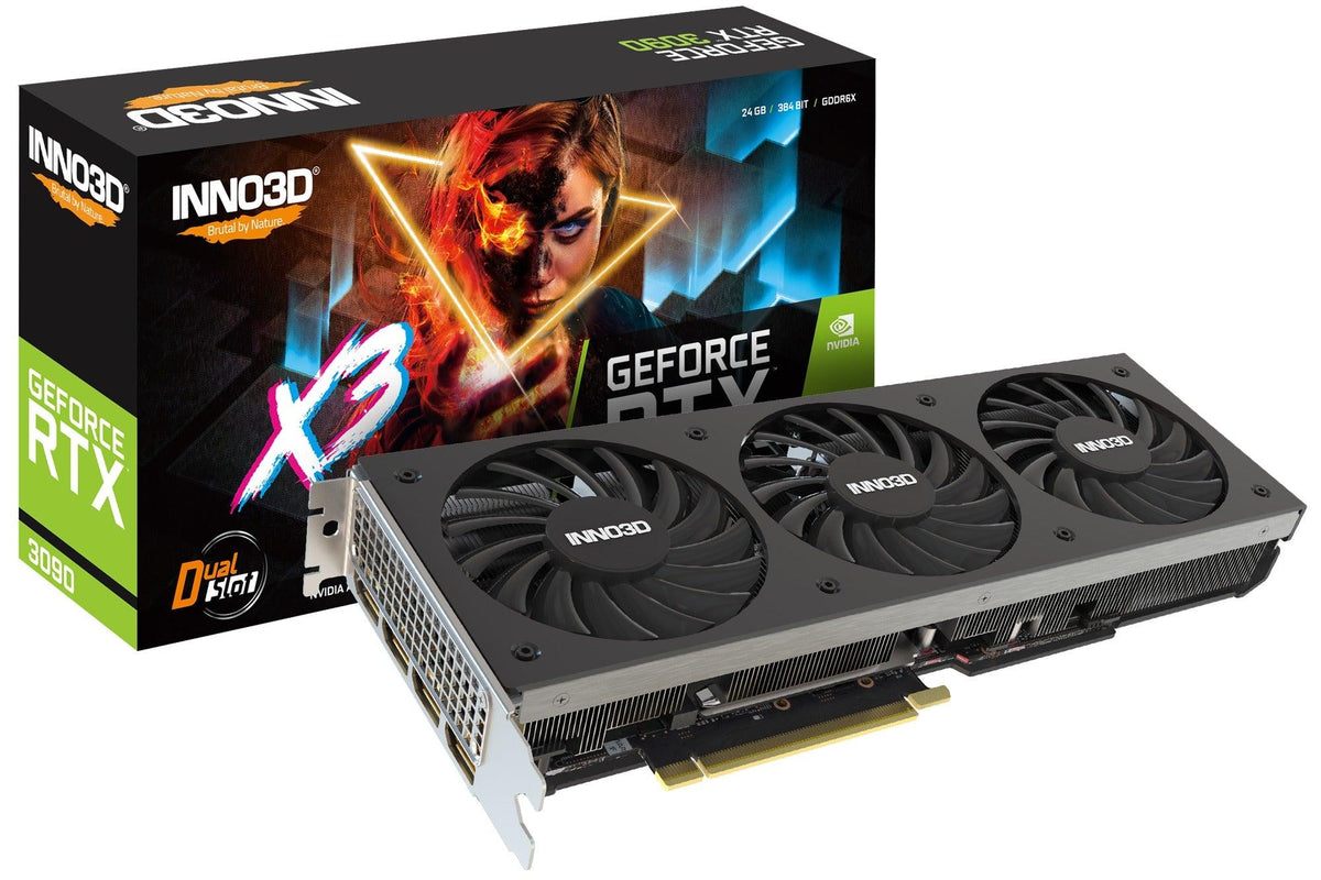 Inno3D Geforce RTX 3090 X3 24GB GDDR6X Graphics Card (N30903-246X-1880VA44)
