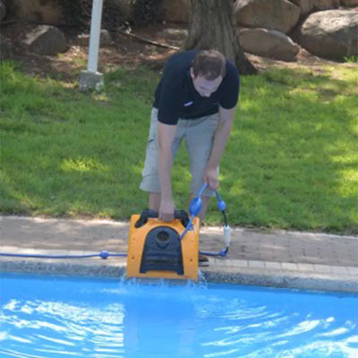 Dolphin W20 Robotic Pool Cleaner from 20 cm Water Depth Commercial Line Remote Control