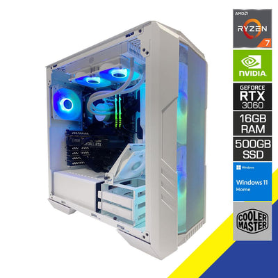 AURORA HAF-500 Gaming PC | RYZEN 7 5700X | 16 GB RAM | 500 GB SSD | RTX 3060 | Windows 11 Home