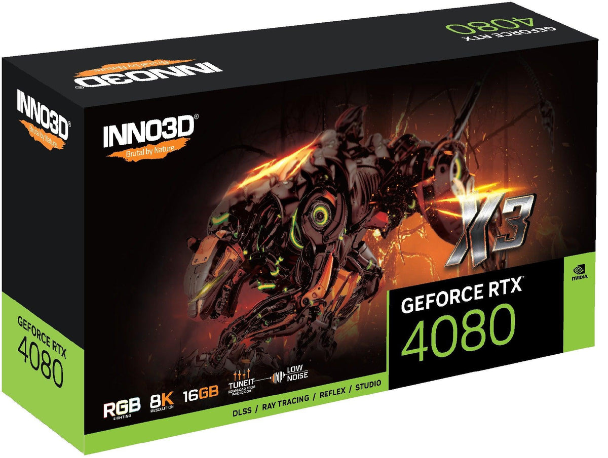 INNO3D GeForce RTX 4080 X3 16GB GDDR6X Graphics Card (N40803-166X-187049N)