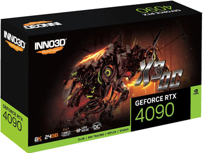 INNO3D GeForce RTX 4090 X3 OC 24GB GDDR6X Graphics Card (N40903-246XX-18332989)