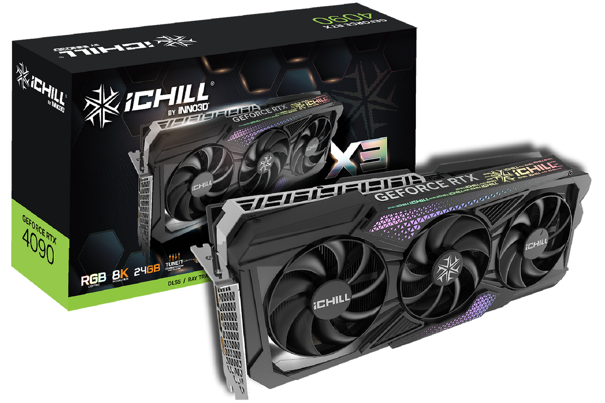 INNO3D GeForce RTX 4090 ICHILL X3 24GB GDDR6X