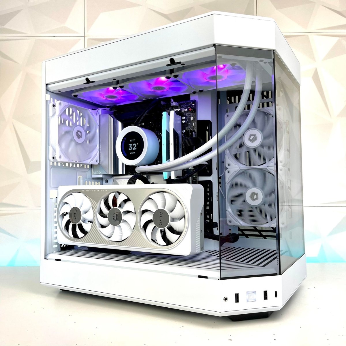 IGaming Intel Core i7/i9 14900KF | RTX 4070Ti-4090 | 32GB DDR5 Ram | Hyte Y60 Snow
