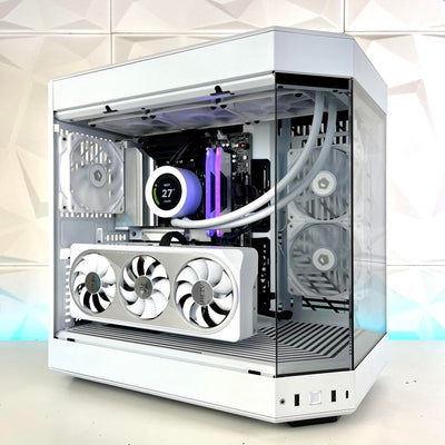 IGaming Intel Core i7/i9 14900KF | RTX 4070Ti-4090 | 32GB DDR5 Ram | Hyte Y60 Snow