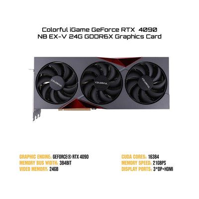 Colorful iGame Geforce RTX 4090 NB EX-V 24G GDDR6X Graphics Card