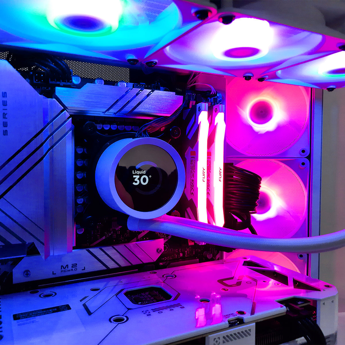 Ultra H6 Flow (White) Desktop Gaming PC | Intel Core i7-14700KF | 32GB RAM | 2TB SSD | RTX 4070 | Windows 11