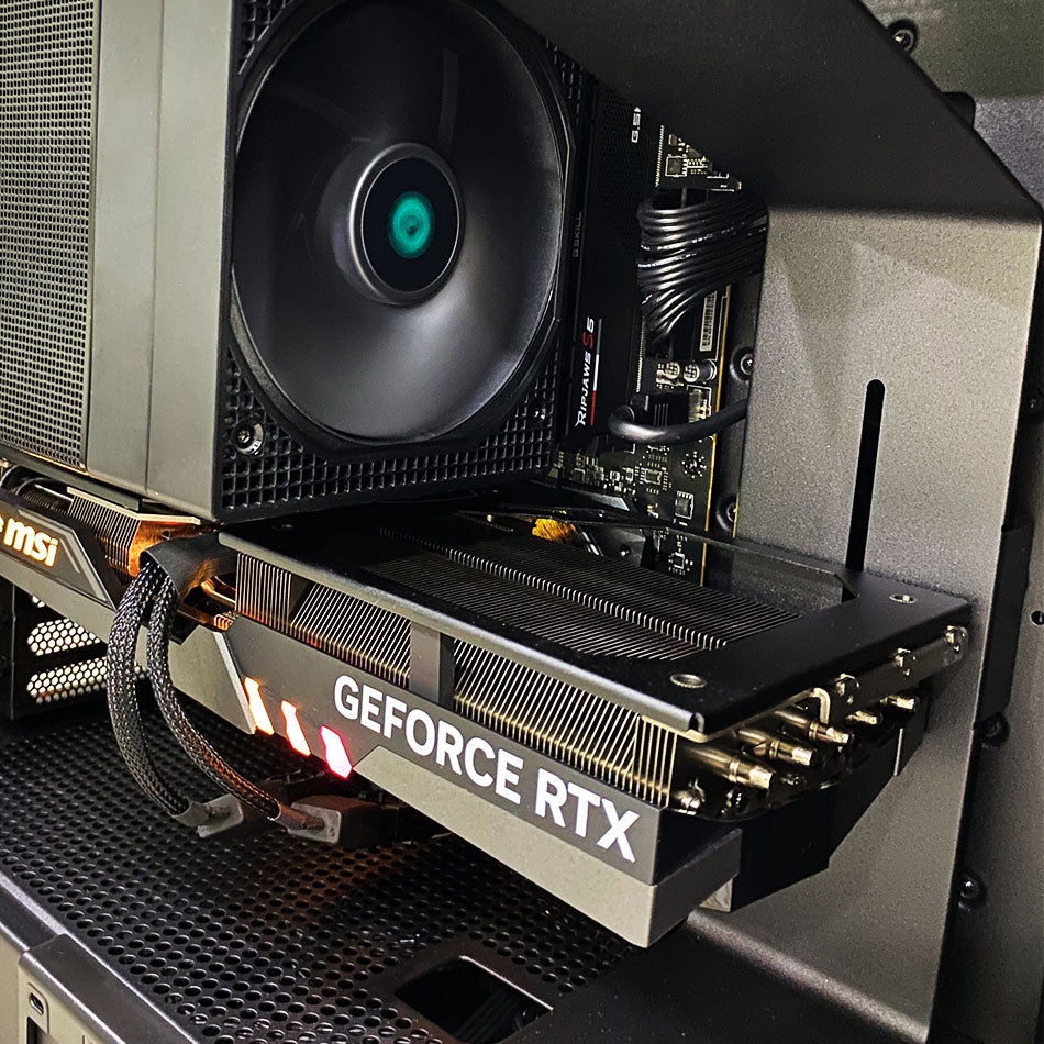 Optima H710 Stealth Build Gaming PC | Ryzen 7 7800X3D | 32 GB RAM | 1 TB SSD | RTX 4070 | Windows 11 Home