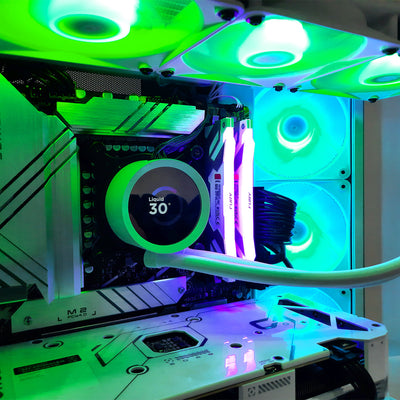 Ultra H6 Flow (White) Desktop Gaming PC | Intel Core i7-14700KF | 32GB RAM | 2TB SSD | RTX 4070 | Windows 11