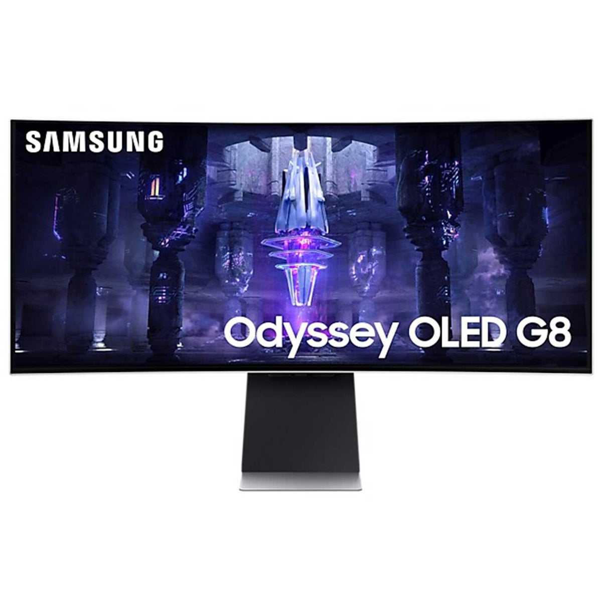 Samsung Odyssey OLED G8 LS34BG850SEXXP 34-INCH 0.1MS 175HZ Ultra WQHD Smart Curved Gaming Monitor (Silver)