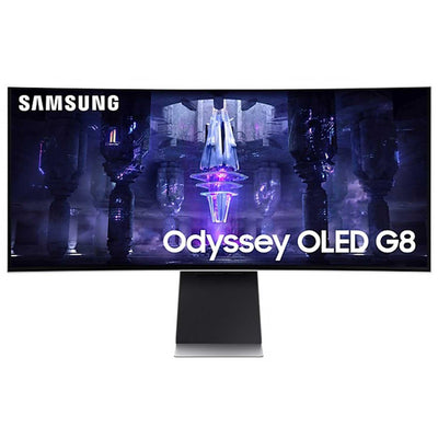 Samsung Odyssey OLED G8 LS34BG850SEXXP 34-INCH 0.1MS 175HZ Ultra WQHD Smart Curved Gaming Monitor (Silver)
