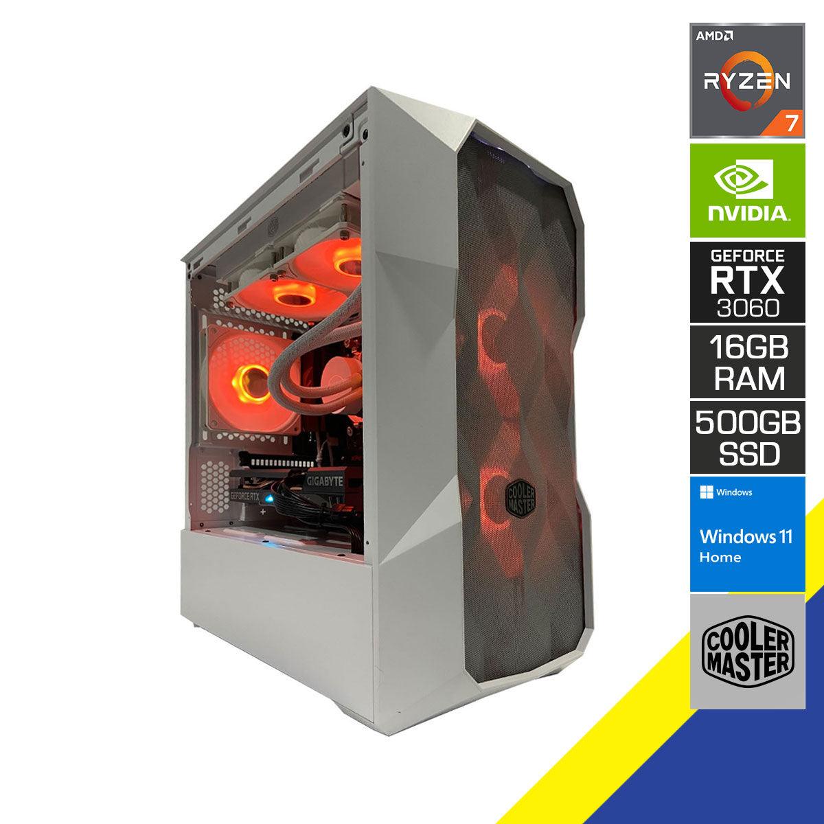 AURORA TD300 Gaming PC | Ryzen 7 5700X | 16 GB RAM | 512 GB SSD | RTX 3060 | Windows 11 Home