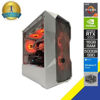 AURORA TD300 Gaming PC | Ryzen 7 5700X | 16 GB RAM | 512 GB SSD | RTX 3060 | Windows 11 Home