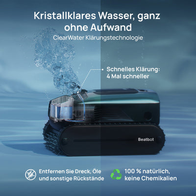 Beatbot AquaSense 2 Pro Robotic Pool Cleaner up to 300 m² + iSkim Ultra Surface Skimmer