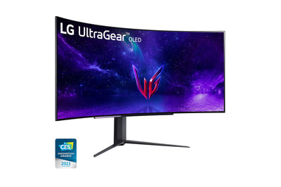 LG 45GR95QE-B 45”  Ultragear OLED WQHD 240HZ 0.03MS GTG Curved Gaming Monitor