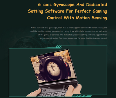GPD Win Max 2 2023 AMD Ryzen 7 7840U 10.1" WQXGA QHD+ (2560x1600) IPS 32GB LPDDR5x-7500MT/S RAM 2TB SSD AMD Radeon 780M Graphics RDNA3 Windows 11 Handheld Gaming PC + Win Max 2 Protection Case