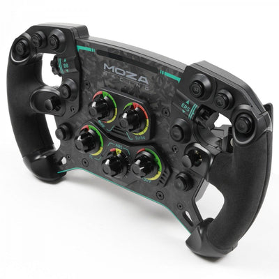 MOZA Racing GS Steering Wheel (RS08) + MOZA Racing R16 Direct Drive Wheel Base (Black) (RS031) + MOZA Racing RM Racing Dash (RS05)