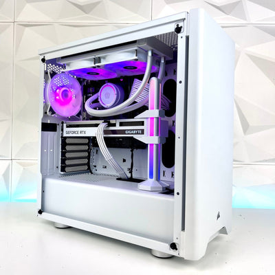 I Gaming Computer | Ryzen 5 5600 | RTX 4060/4060 Ti Ultra OC | Arctic White