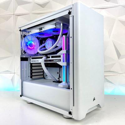I Gaming Computer | Ryzen 5 5600 | RTX 4060/4060 Ti Ultra OC | Arctic White