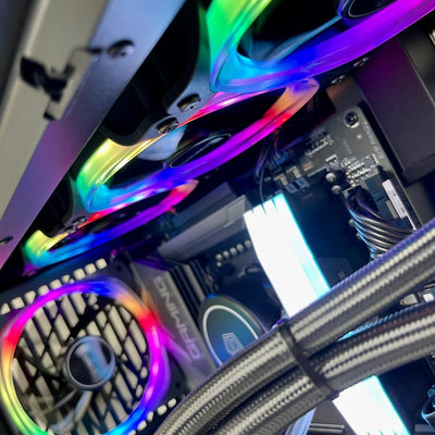 IGaming Ryzen 5/7 7700X | RTX 4060 Ti-4070 Ti super | 32GB DDR5 Ram | Hyte 60 Pro Black