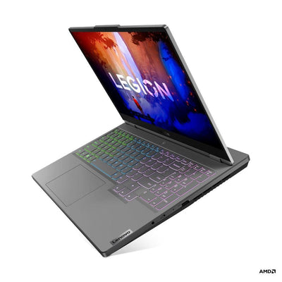 Lenovo Legion 5 15ARH7 82RE000KPH Gaming Laptop (Storm Grey) | 15.6" FHD  | Ryzen 5 6600H | 16 GB RAM DDR5 | 512 GB SSD | RTX 3050 Ti | Windows 11 Home | MS Office Home & Student 2021 | M300 RGB Gaming Mouse | Active Gaming Backpack