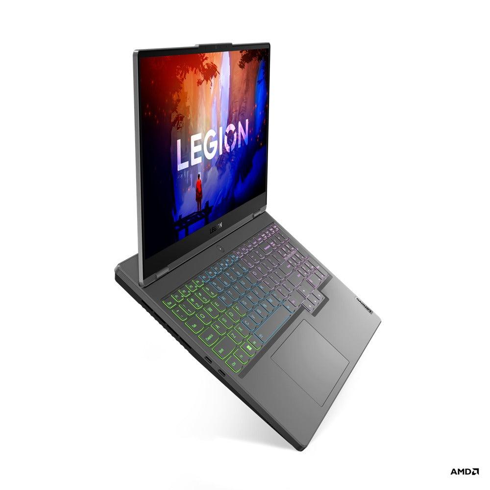 Lenovo Legion 5 15ARH7 82RE000KPH Gaming Laptop (Storm Grey) | 15.6" FHD  | Ryzen 5 6600H | 16 GB RAM DDR5 | 512 GB SSD | RTX 3050 Ti | Windows 11 Home | MS Office Home & Student 2021 | M300 RGB Gaming Mouse | Active Gaming Backpack