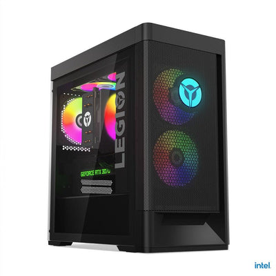 Lenovo Legion T5 26IAB7 90SV003BPP 26L Gaming Desktop PC (Black) | i7-12700F | 16GB DDR5 | 512GB SSD | RTX 3070 | Win11 + MS Office Home & Student 2021