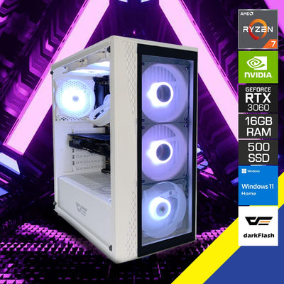 Aurora DK352 Plus ATX Gaming PC  | Ryzen 7 5700X | 16GB RAM | 500GB SSD | RTX 3060 | Windows 11 Home