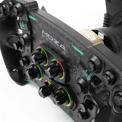 MOZA Racing GS Steering Wheel (RS08) + MOZA Racing R16 Direct Drive Wheel Base (Black) (RS031) + MOZA Racing RM Racing Dash (RS05)