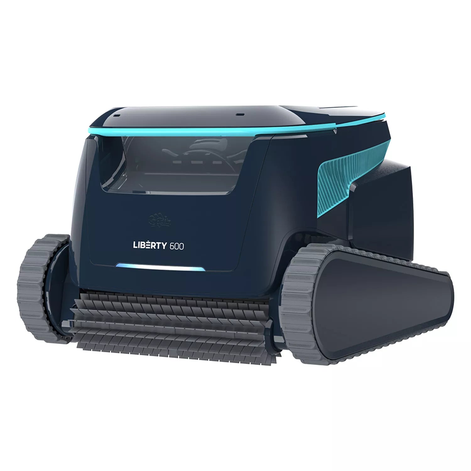 Dolphin Liberty 600 Cordless Robotic Pool Cleaner – Up to 15 m – Step Cleaning, App, 2 Weeks of Operation, Floor Wall Waterline