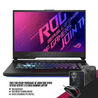 ASUS ROG STRIX G712LU-H7070T 17.3" GAMING LAPTOP+DEATH STRANDING (PC DIGITAL)