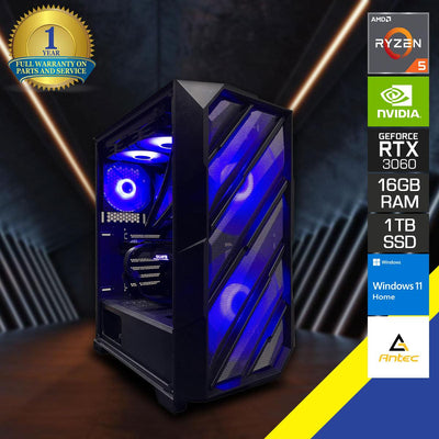 SophosNX700 Gaming PC | RYZEN 5 5600X  | 16 GB DDR4 | 1 TB SSD | RTX 3060 | Windows 11 Home