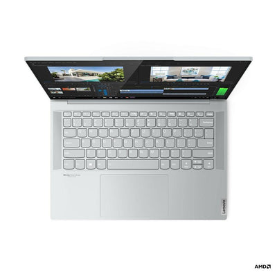 Lenovo Yoga Slim 7 Carbon 14ACN6 82L00026PH Laptop (Cloud Grey) | 14" 2.8K OLED | Ryzen 7 5800U | 16GB RAM | 512GB SSD | AMD Radeon Graphics | Windows 11 Home | MS Office H&S 2021 | Lenovo Casual Backpack B210