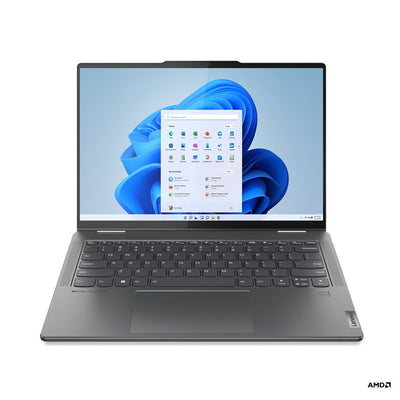Lenovo Yoga 7 82YM0030PH Laptop (Storm Grey) | 14" WUXGA (1920x1200) OLED 10-Point Multi-Touch | Ryzen 5 7535U | 16GB RAM | 512GB SSD | AMD Radeon 660M | Windows 11 Home | MS Office Home & Student 2021 | Backpack B210