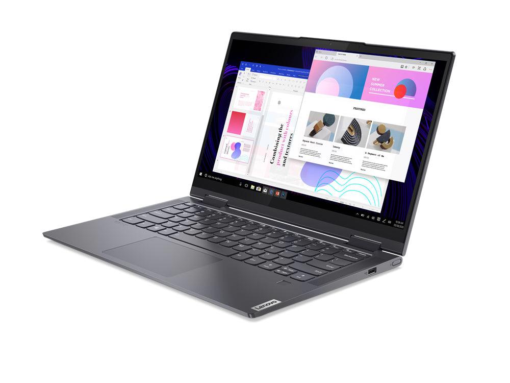 LENOVO YOGA 7 14ITL5 82BH00LSPH (SLATE GREY) | 14” FHD | Intel Core i7-1165G7| 16GB Soldered DDR4 |1TB SSD M.2 2280 PCIe | Intel Iris Xe Graphics | WIN 11 + MS OFFICE HOME & STUDENT 2021 + LENOVO 15.6” CASUAL BACKPACK B210