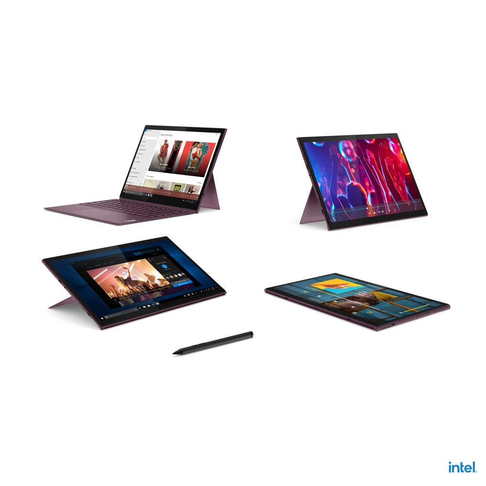 Lenovo Yoga Duet 7 13ITL6 82MA009LPH Laptop (Orchid) | 13" 2K (2160x1350) | i7 1165G7 | 16GB RAM | 1TB SSD | Intel Iris Xe Graphics | Windows 11 Home | MS Office Home & Student 2021 | E-Color Pen | Lenovo Casual Backpack B210