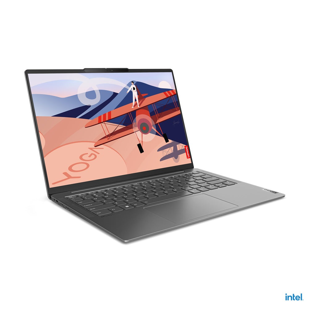 Lenovo Yoga Slim 6 14IAP8 82WU001XPH Laptop (Storm Grey) | 14" 2.8K (2880x1800) | i7-1260P | 16GB RAM | 1TB SSD | Intel Iris Xe Graphics | Windows 11 Home | MS Office Home & Student 2021 | Lenovo Casual Backpack B210