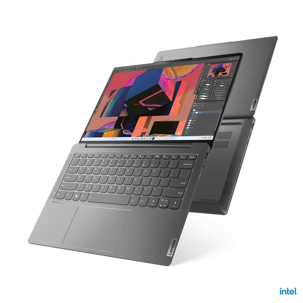 Lenovo Yoga Slim 6 14IAP8 82WU001XPH Laptop (Storm Grey) | 14" 2.8K (2880x1800) | i7-1260P | 16GB RAM | 1TB SSD | Intel Iris Xe Graphics | Windows 11 Home | MS Office Home & Student 2021 | Lenovo Casual Backpack B210