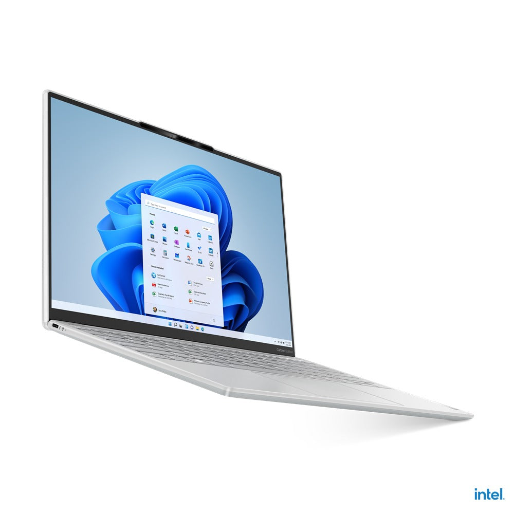 Lenovo Yoga Slim 7 Carbon 13IAP7 82U9001QPH Laptop (Moon White) | 13.3" 2.5K (2560x1600) | i5-1240P | 8GB RAM | 512GB SSD | Intel Iris Xe Graphics | Windows 11 Home | MS Office Home & Student 2021 | Yoga Sleeve