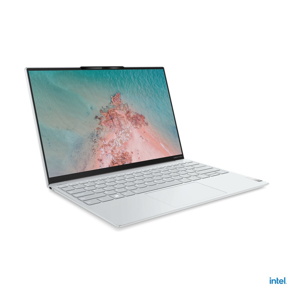Lenovo Yoga Slim 7 Carbon 13IAP7 82U9001QPH Laptop (Moon White) | 13.3" 2.5K (2560x1600) | i5-1240P | 8GB RAM | 512GB SSD | Intel Iris Xe Graphics | Windows 11 Home | MS Office Home & Student 2021 | Yoga Sleeve